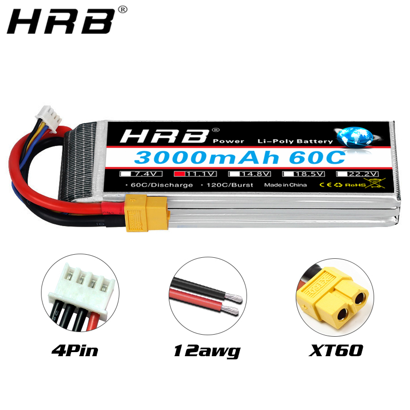 4S Lipo Battery 14.8V 6000Mah - Bateria lipo hrb 2s 3s 4S