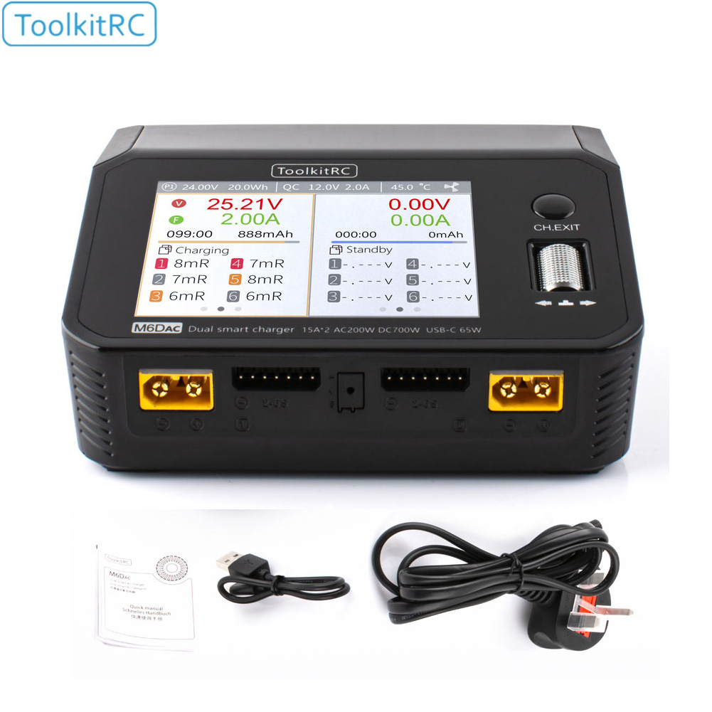 ToolkitRC M6DAC Dual Channel S - Toolkitrc M6Dac Smart Charger avaliação e preço