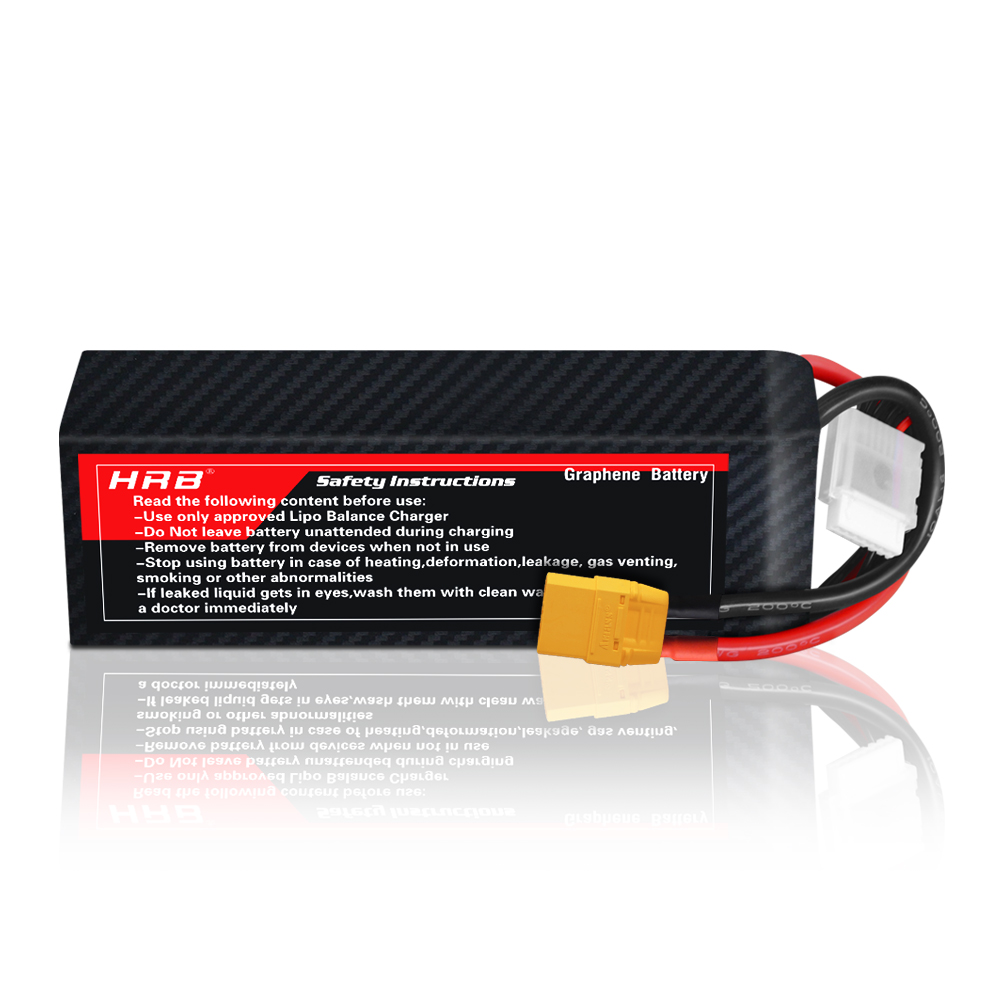 1 peça bateria de grafeno hrb  - 6S Lipo Battery 22.2V 5000Mah avaliação e preço